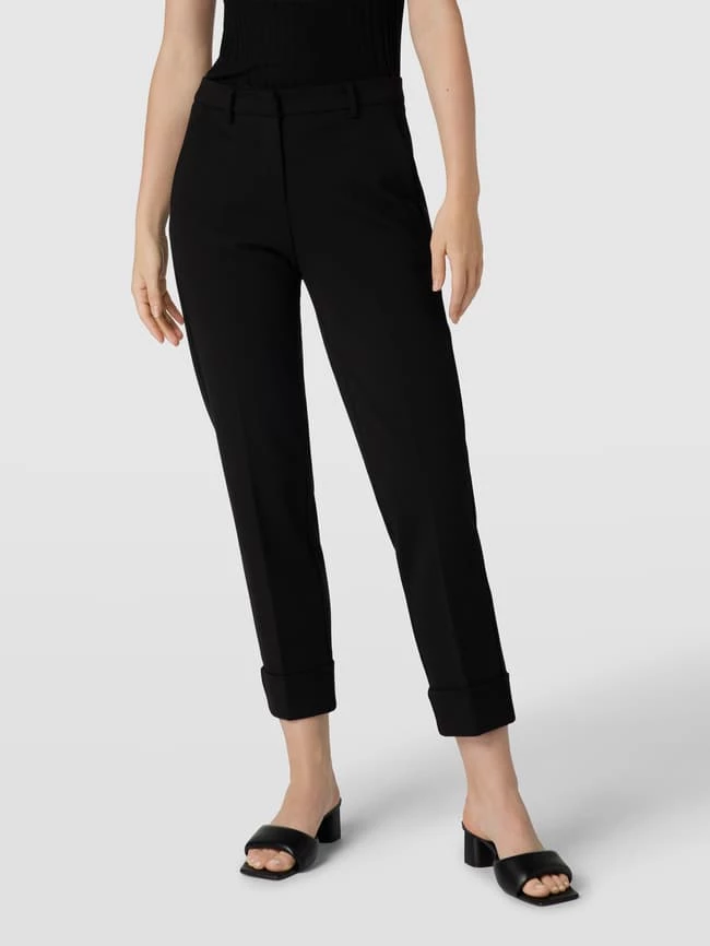 Cambio Stoffhose Mit Bügelfalte Modell 'KRYSTAL' - Schwarz – Bild 4