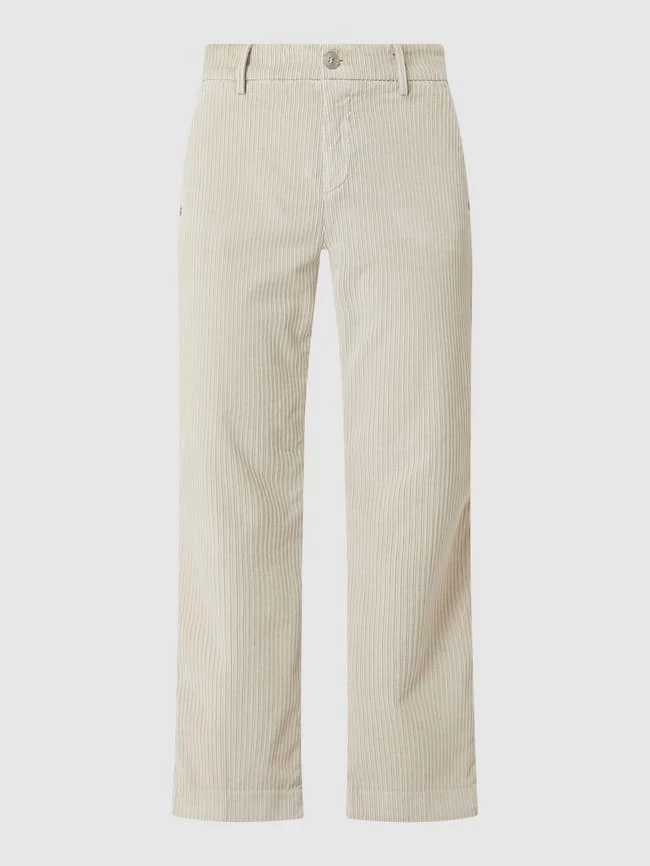 Mason's Straight Fit Culotte Aus Cord Modell 'New York' - Sand – Bild 2