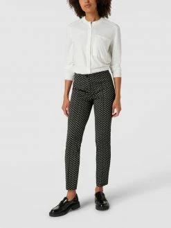 Cambio Hose Mit Allover-Muster Modell 'Ros' - Schwarz