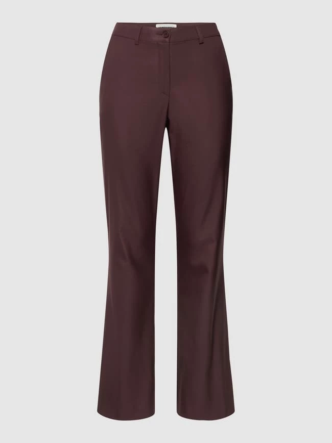 Armedangels Flared Hose Mit Französischen Eingrifftaschen Modell 'TATNAA' - Dunkelrot – Bild 2