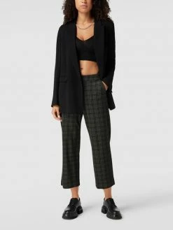 MAC Hose Mit Allover-Muster Modell 'Chiara' - Dunkelgrau