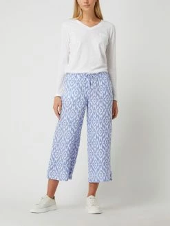 Christian Berg Woman Culotte Aus Leinen - Weiß