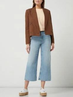 REVIEW Culotte Aus Denim - Hellblau