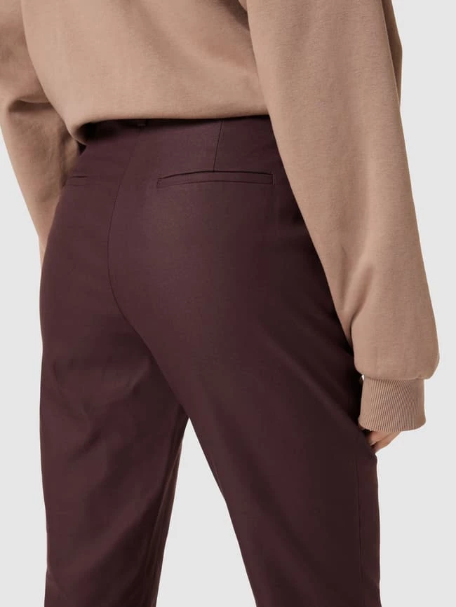 Armedangels Flared Hose Mit Französischen Eingrifftaschen Modell 'TATNAA' - Dunkelrot – Bild 3