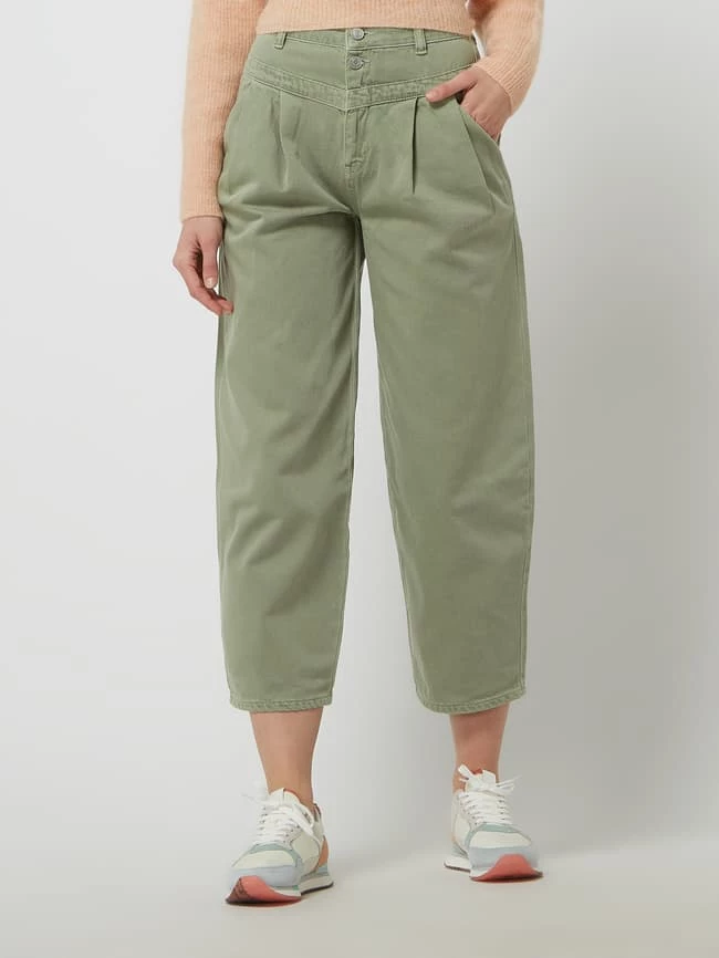 Whistles High Waist Culotte Aus Bio-Baumwolle - Lindgrün – Bild 4