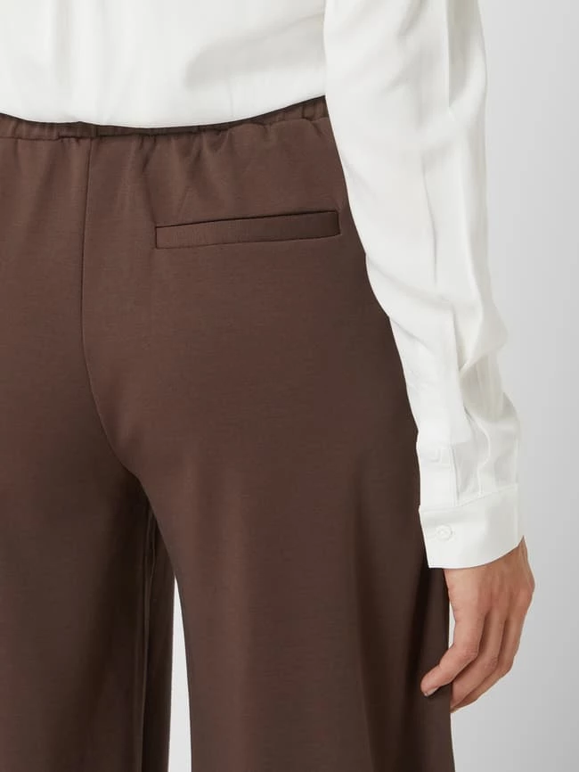ICHI Culotte Mit Stretch-Anteil Modell 'Kate' - Dunkelbraun – Bild 3