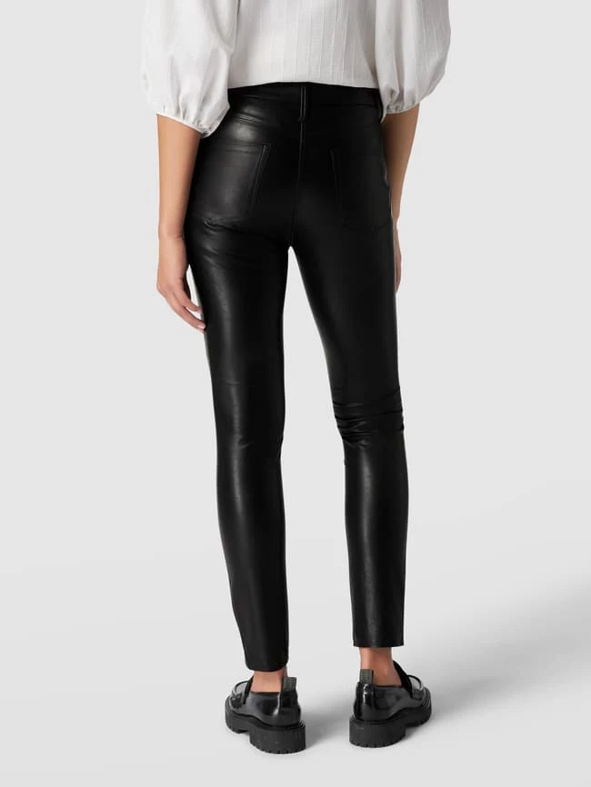 Cambio Leggings In Leder-Optik Modell 'RAY 5 POCKET' - Schwarz – Bild 5