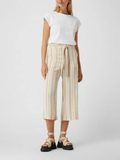 Vila Culotte Mit Streifenmuster Modell 'Rasha' - Sand