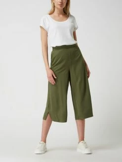 Vila Culotte Mit Elastischem Bund Modell 'Vero' - Olivgrün