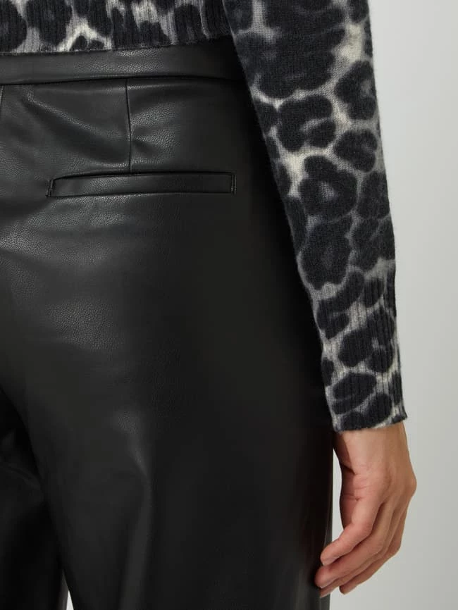 S.Oliver RED LABEL Culotte In Leder-Optik - Schwarz – Bild 3