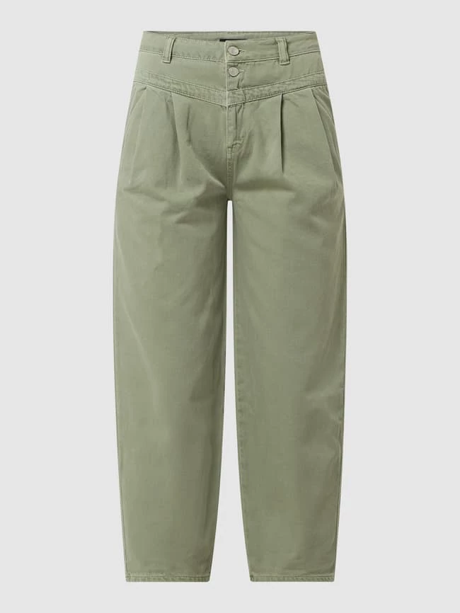 Whistles High Waist Culotte Aus Bio-Baumwolle - Lindgrün – Bild 2