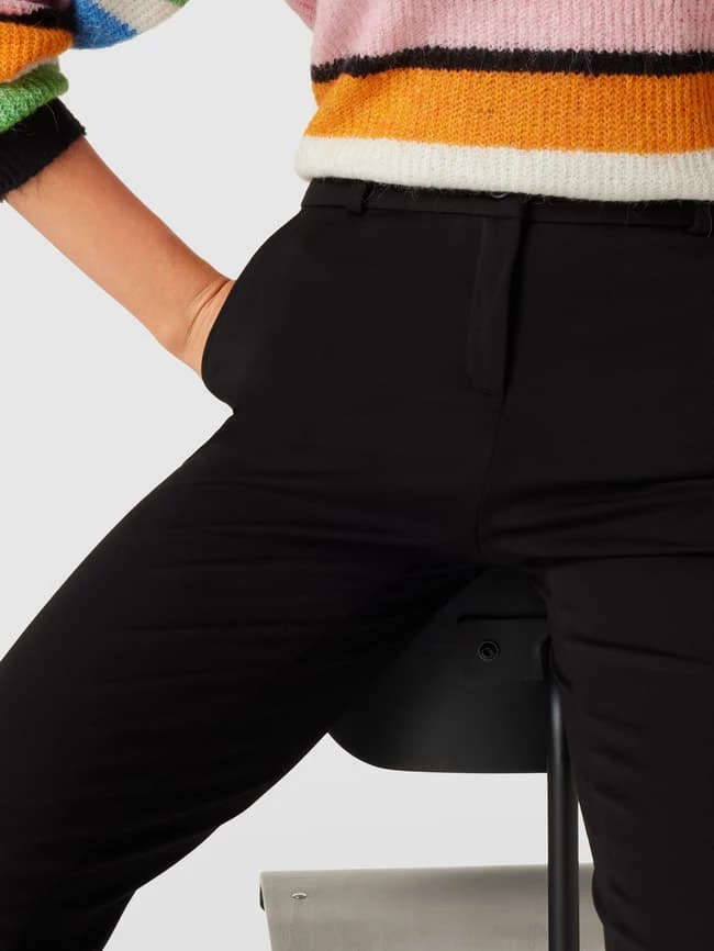 Brax Hose Mit Label-Applikation Modell 'Maron' - Schwarz – Bild 3