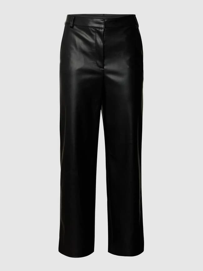 REVIEW Hose In Leder-Optik - Schwarz – Bild 2
