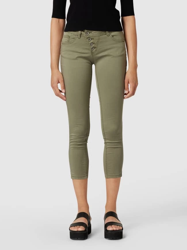 Buena Vista Stoffhose Mit Label-Details - Khaki – Bild 4