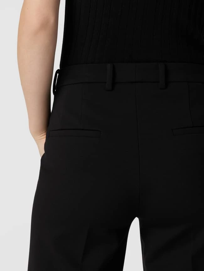 Cambio Stoffhose Mit Bügelfalte Modell 'KRYSTAL' - Schwarz – Bild 3
