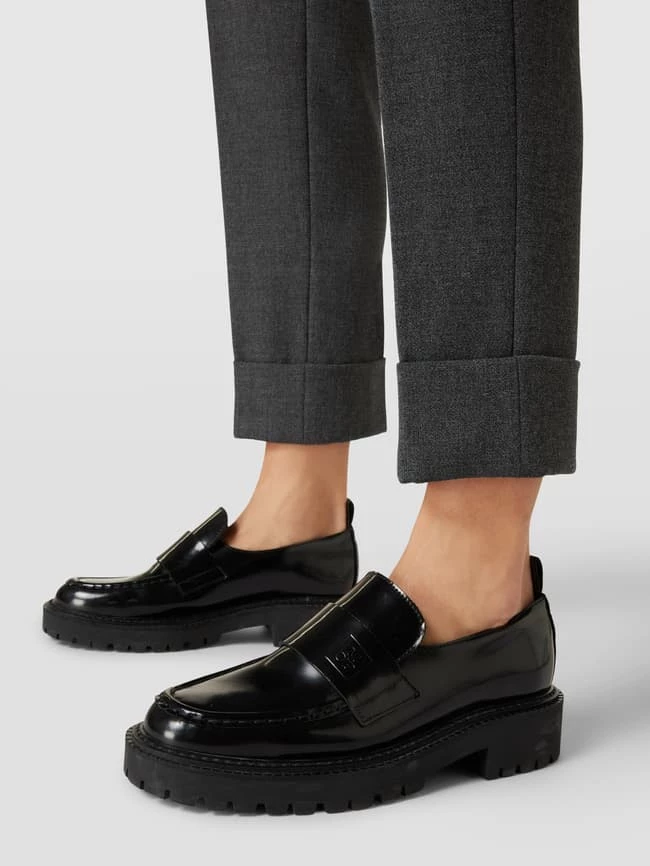 Cambio Hose Mit Bügelfalten Modell 'Krystal' - Dunkelgrau – Bild 3