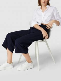 S.Oliver RED LABEL Stoffhose Mit Strukturmuster - Marineblau