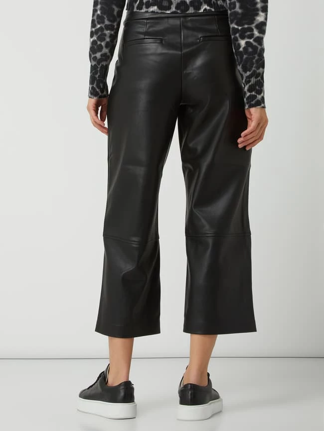 S.Oliver RED LABEL Culotte In Leder-Optik - Schwarz – Bild 5