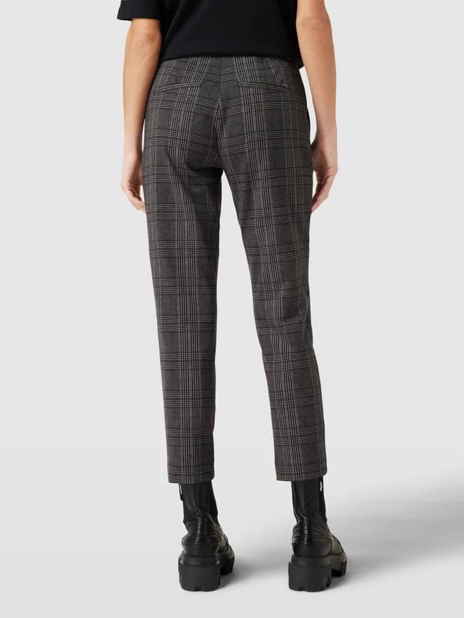 Brax Hose Mit Karo-Muster Modell 'Maron' - Dunkelgrau – Bild 5