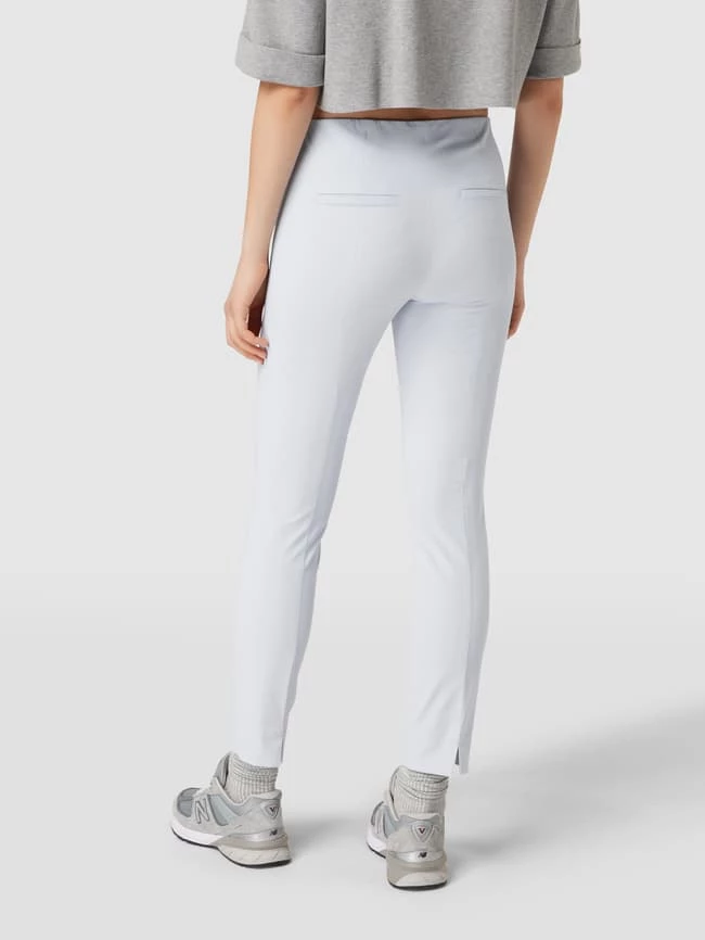 Cambio Verkürzte Mid Rise Bundfaltenhose Im Straight Fit - Hellblau – Bild 5