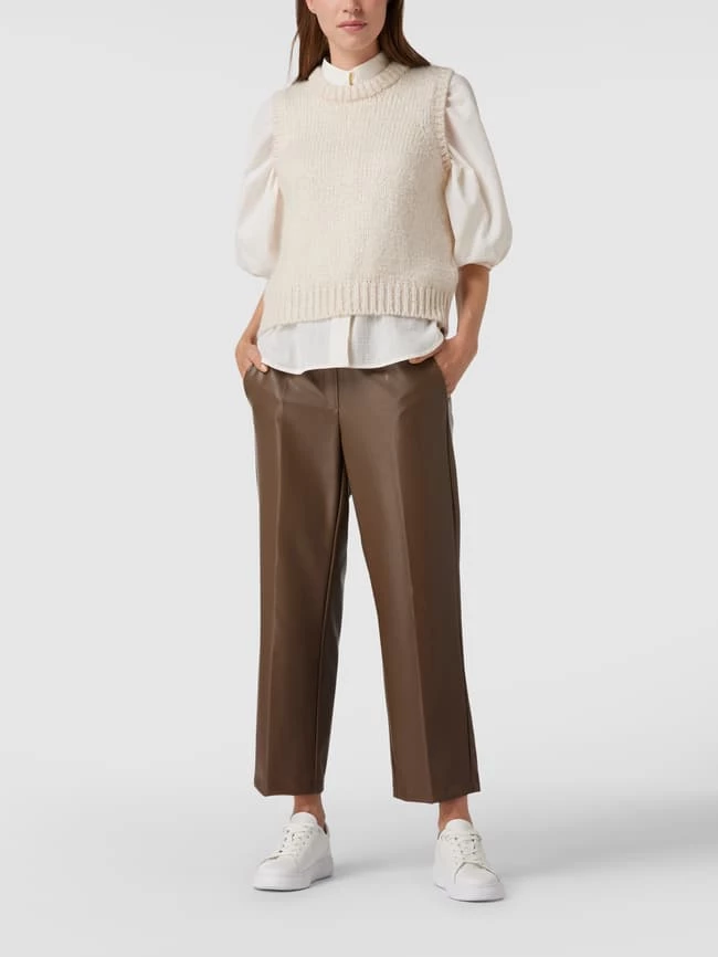 Cambio Hose In Leder-Optik Modell 'Colette' - Haselnuss Braun