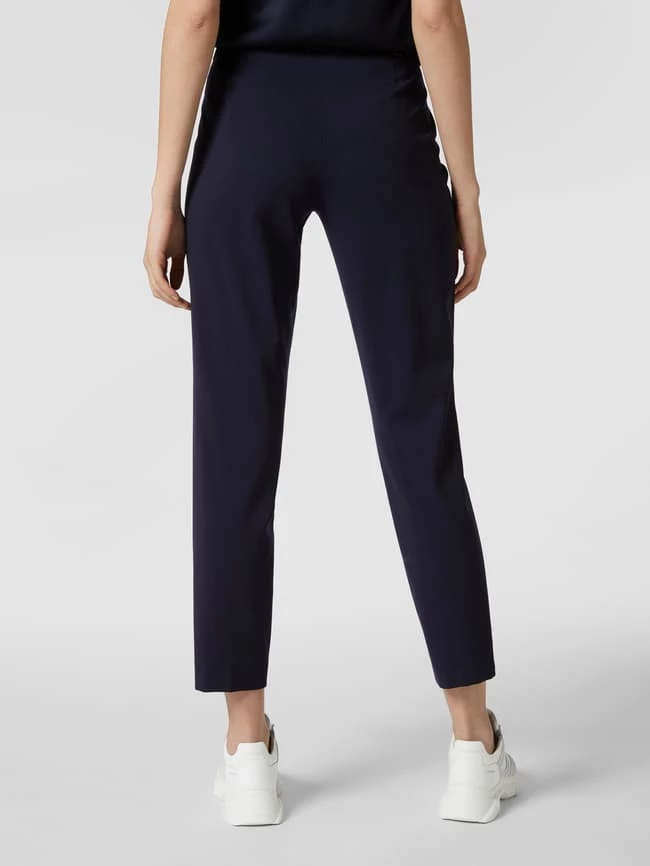 BOSS Stoffhose Aus Schurwolle Mit Stretch-Anteil - Marineblau – Bild 5