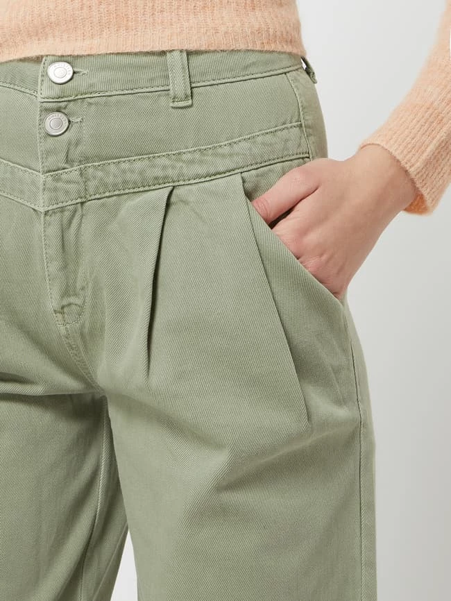 Whistles High Waist Culotte Aus Bio-Baumwolle - Lindgrün – Bild 3