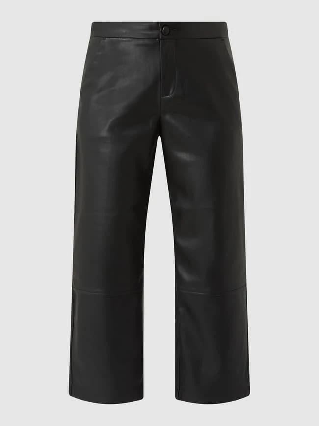 S.Oliver RED LABEL Culotte In Leder-Optik - Schwarz – Bild 2