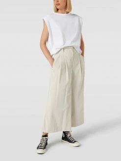 Weekend Max Mara Culotte Aus Cord Mit Bundfalten Modell 'ACINO' - Sand