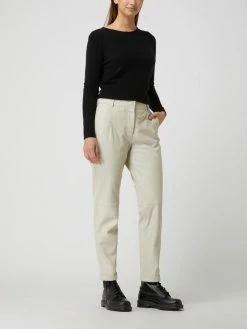 Studio AR Lederhose Aus Schafsleder Modell 'Nessa' - Offwhite