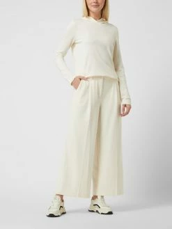 Tom Tailor Wide Leg Bundfaltenhose Mit Viskose-Anteil Modell 'Lea' - Sand