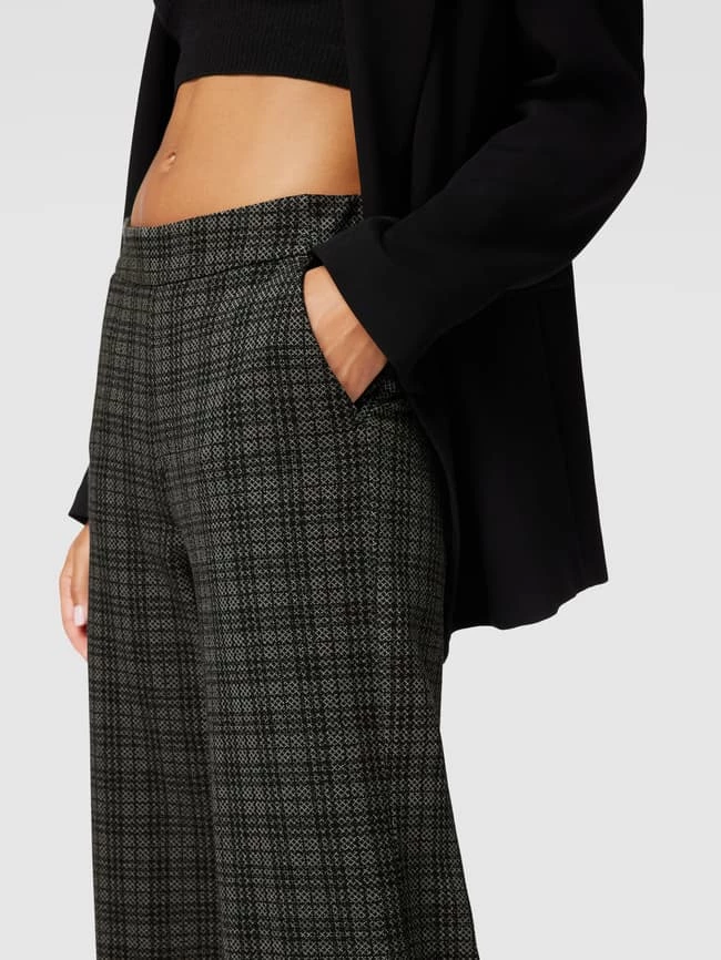 MAC Hose Mit Allover-Muster Modell 'Chiara' - Dunkelgrau – Bild 3