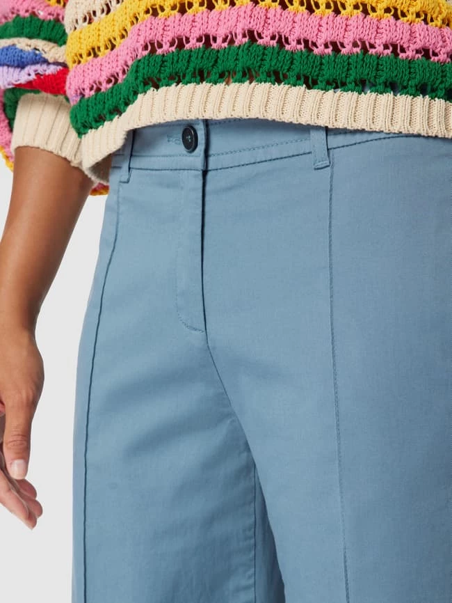 Brax Culotte Mit Teilungsnähten Modell 'Maine' - Rauchblau – Bild 3