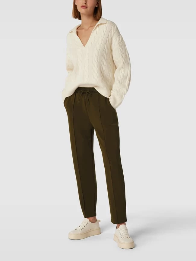 S.Oliver RED LABEL Sweatpants Mit Tunnelzug Modell 'Peach' - Khaki