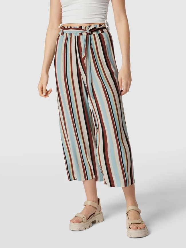 Tom Tailor Denim Culotte Mit Streifenmuster - Mittelbraun – Bild 4