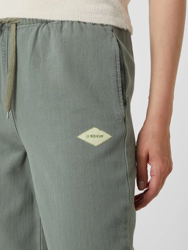 American Vintage Culotte Aus Denim - Khaki – Bild 3