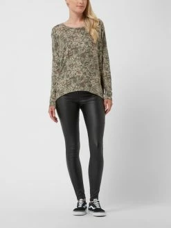 Soyaconcept Skinny Fit Hose In Leder-Optik - Schwarz