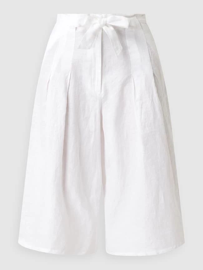 Fynch-Hatton Culotte Aus Leinen - Weiß – Bild 2