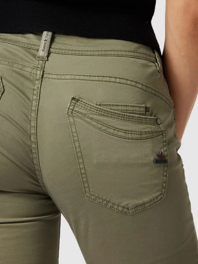 Buena Vista Stoffhose Mit Label-Details - Khaki – Bild 3