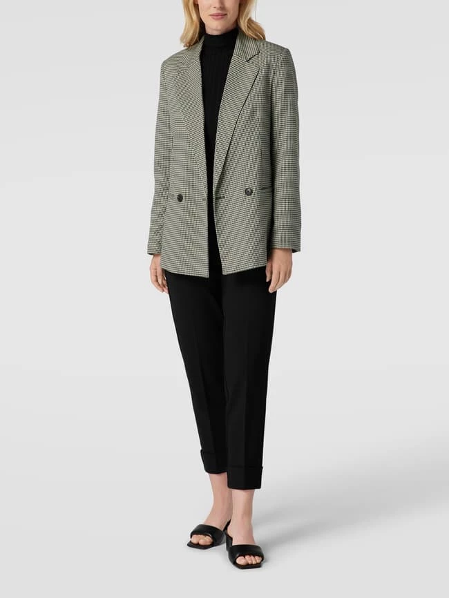 Cambio Stoffhose Mit Bügelfalte Modell 'KRYSTAL' - Schwarz