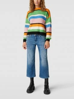 MAC Culotte Mit Label-Patch Aus Leder - Blau