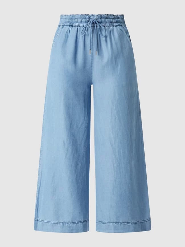 FREE/QUENT Culotte Aus Lyocell Modell 'Coin' - Hellblau – Bild 2