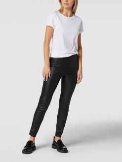 Weekend Max Mara Lederhose Modell 'Nella' - Schwarz