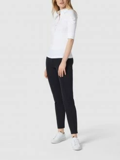 Cambio Stretchhose Mit Bundfalten - Schwarz