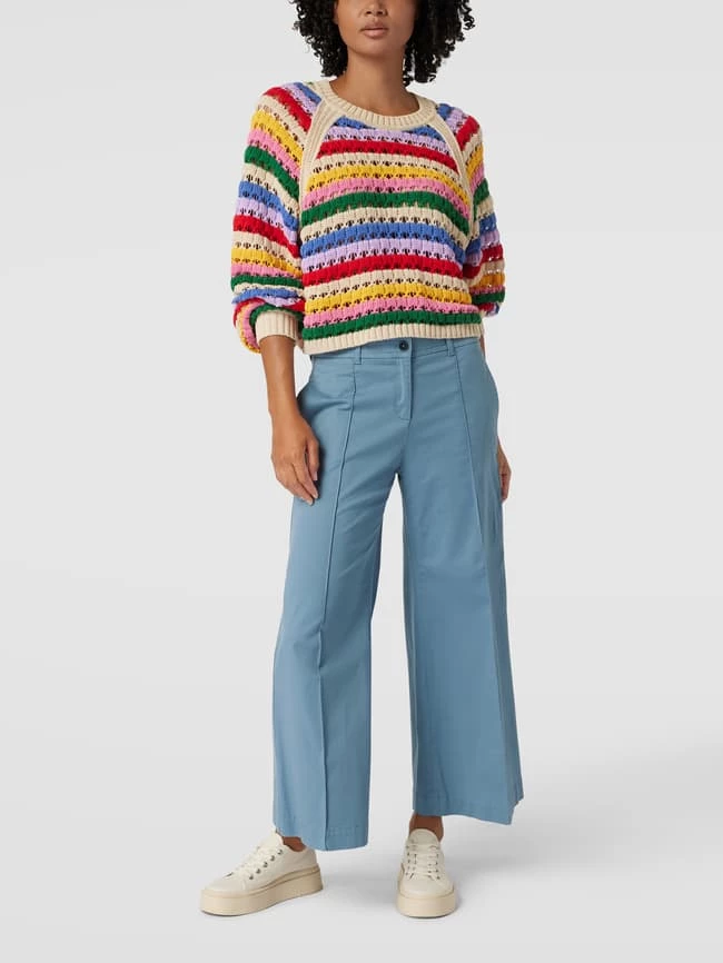 Brax Culotte Mit Teilungsnähten Modell 'Maine' - Rauchblau