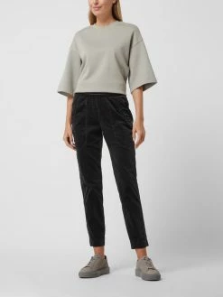 Toni Dress Schlupfhose Aus Samt Modell 'Sue' - Anthrazit