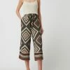 Apricot Culotte Aus Viskose - Khaki