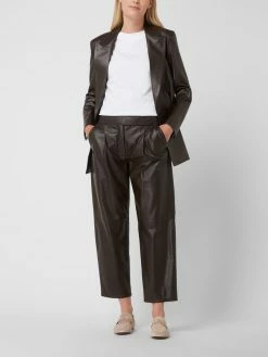 Windsor Lederhose Aus Lammnappa - Mittelbraun