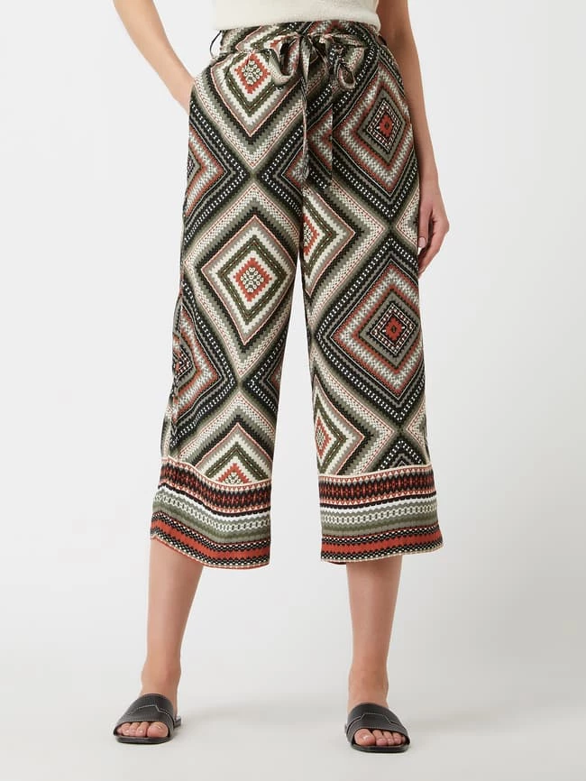 Apricot Culotte Aus Viskose - Khaki – Bild 4