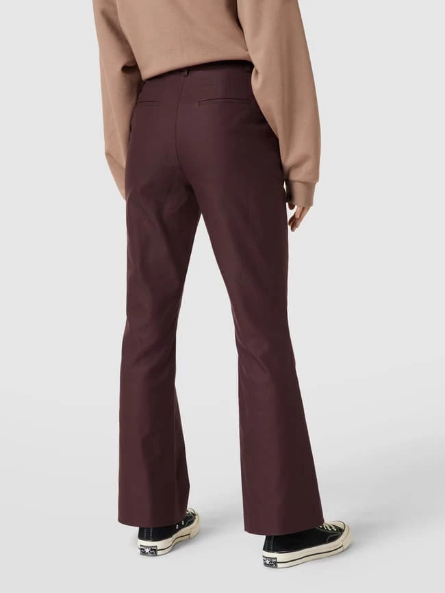 Armedangels Flared Hose Mit Französischen Eingrifftaschen Modell 'TATNAA' - Dunkelrot – Bild 5